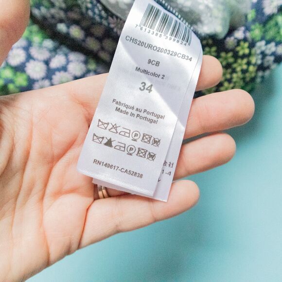 See By Chloe Micro Floral Half Sleeve Shift Dress Size 34 US 2 - Picture 5 of 9